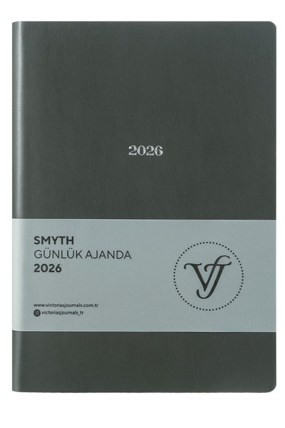 Victoria's Journals Smyth 2026 Daily Agenda A5 (14X21Cm) Flexible Cover Ivory 80 Gr.