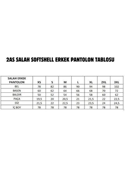 2AS Salah Erkek Softshell Pantolon