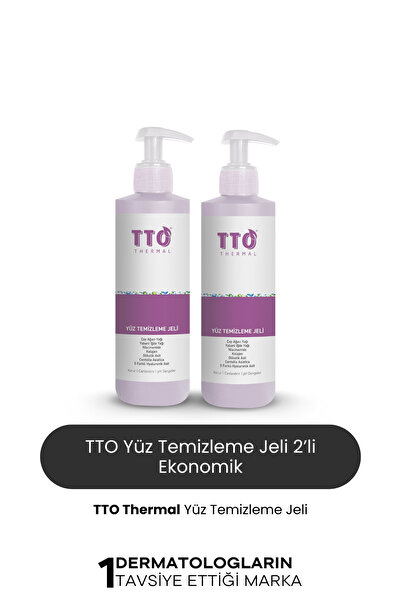 Tto Termal Tto Yüz Temizleme Jeli 200 Ml 2 Adet (çay Ağacı Yağı / Tea Tree Oıl)