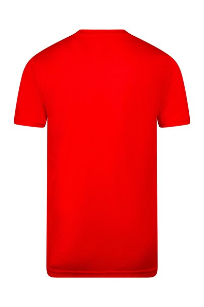 2AS Κόκκινο μπλουζάκι με λαιμόκοψη Fiji