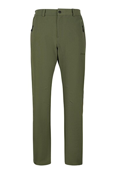 2AS Pantaloni pentru bărbați din lână merino kaki