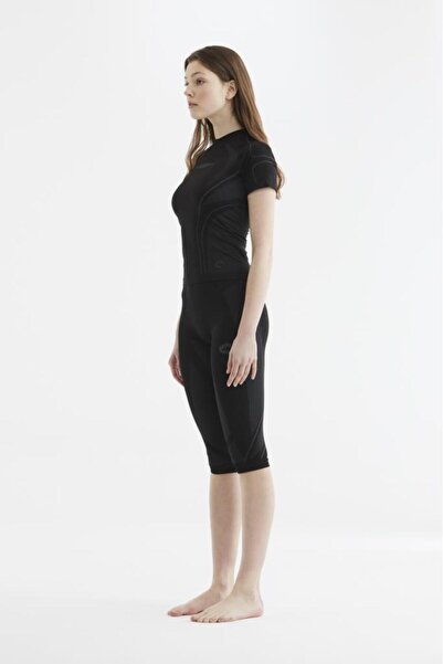 Panthzer Ceramic Short Sleeve Polygiene Women's Top Underwear Black/Grey