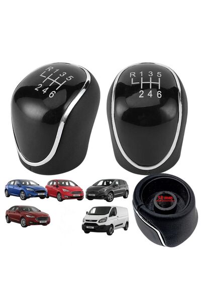 ZETOTO Focus Kuga C-Max Mondeo S-Max Transit Vites Topuzu 6 İleri Plastik Tip...