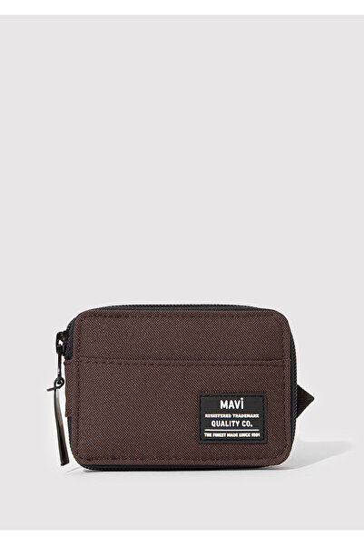 Mavi Fermuarlı Kahverengi Cüzdan 092844-35130