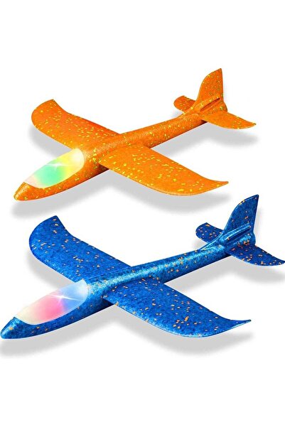 huitich عبوتان من طائرة LED كبيرة الحجم مزودة بإضاءة، هدية للأطفال