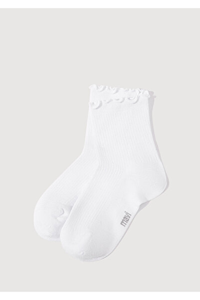 Mavi Beyaz Soket Çorap 1913245-70053