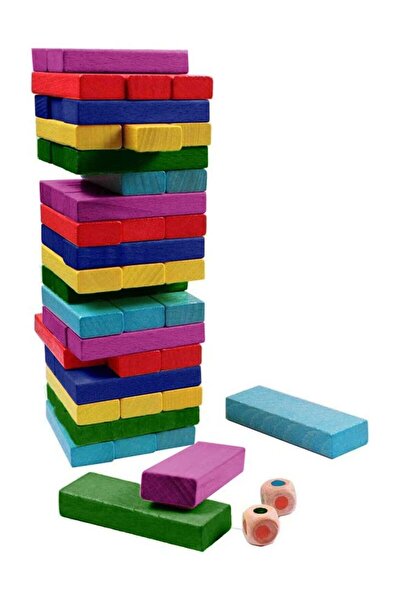 huitich لعبة برج المكعبات الخشبية للأطفال من شركة جينجا تريدنج إنوفيشن