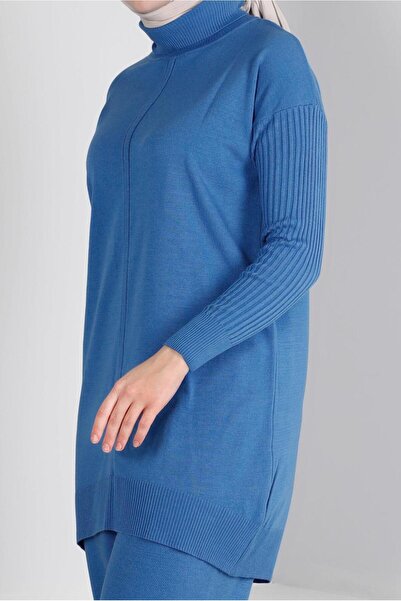 Alvina FISHER COLLAR BASIC DOUBLE PANT Tricot Costum 43216