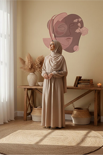 Kt Grup ملصق حائط على شكل زهرة بوهو الحديثة للنساء