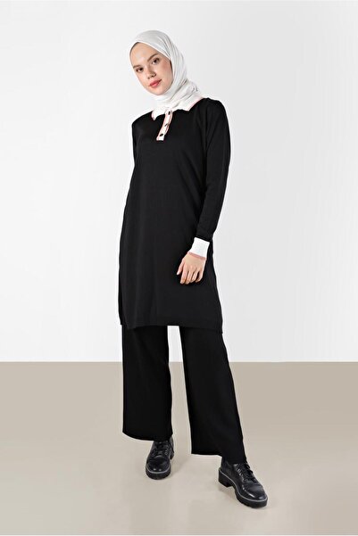 Alvina POLO NECK RIBBANED KNITWEAR TUNIC 42108