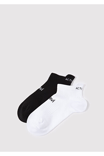 Mavi Pack of 2 Black and White Socks 1900076 -900