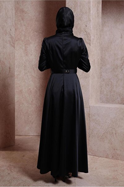 Alvina KEMERLİ SATEN ELBİSE 43944