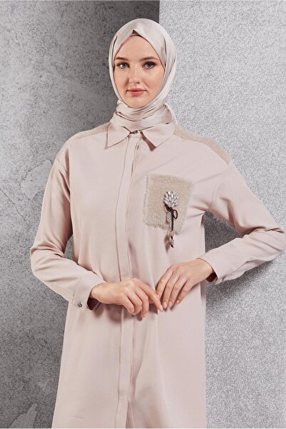 Alvina Teseture Tunic with Brosch Detail 45148