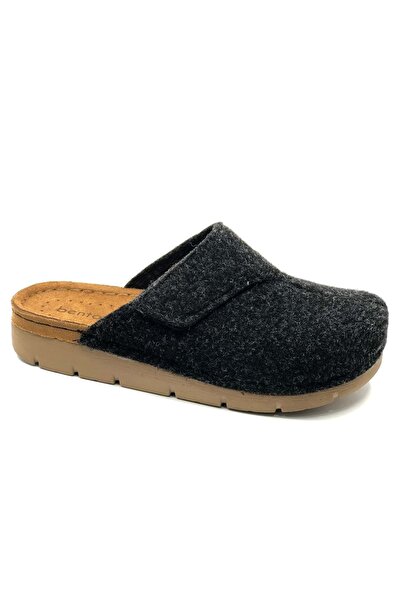 KOCAMANLAR Bento K-117002 Home Slippers Orthopedic Women's Slippers Black
