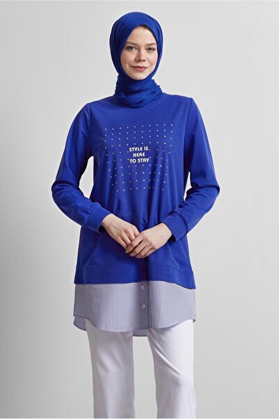 Alvina TAŞLI EŞOFMAN TUNİK 45442