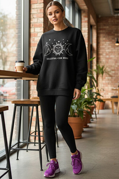 UNCİA OUTDOORS Μαύρα MacroGiyim - Ενδύματα με στάμπα