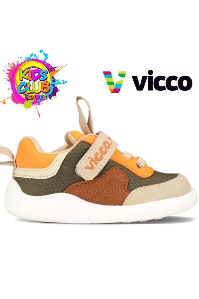 Vicco Trick İlk Adım Bebek Ortopedik Çocuk Spor Ayakkabı HAKİ