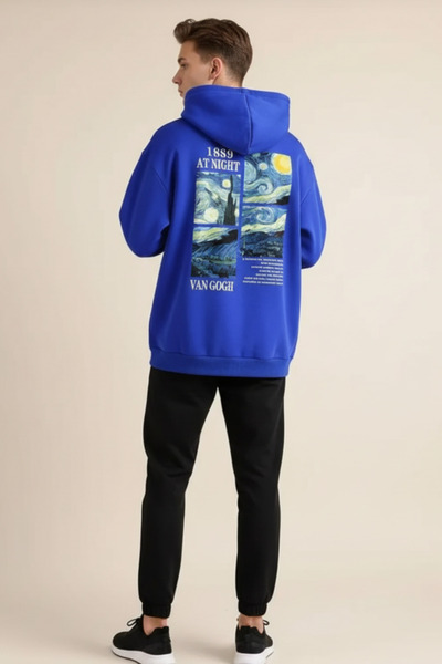 UNCİA OUTDOORS Φούτερ Unisex με στάμπα με κουκούλα