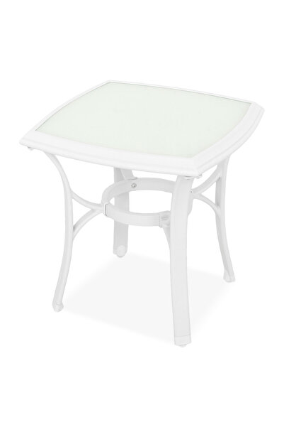 Maison Mex Garden/terrace chaise lounge table SOPHIA L.50.8 l.50.8 H.51 white
