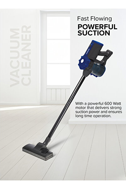 Olsenmark 600 W Handheld Stick Vacuum Cleaner- OMVC1857| 0.5 L Dust Bag Capacity