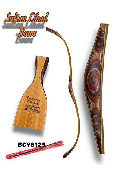 Sultan Cihad Geleneksel Türk Yayı -özel Tasarım- Lamine 28" 55 Lbs -7703432855