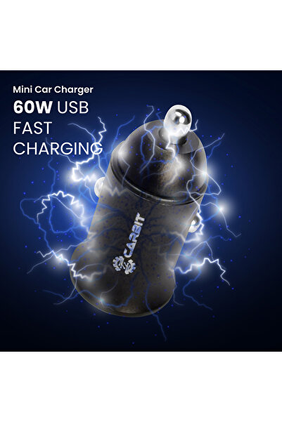 CARBIT Încărcător Auto 60W pentru Telefon sau Tabletă