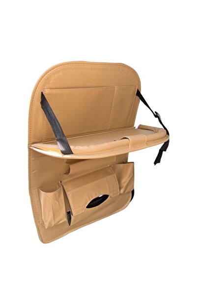 Empria Organizator scaun auto copii, impermeabil, Empria, 63x44.5 cm, Crem