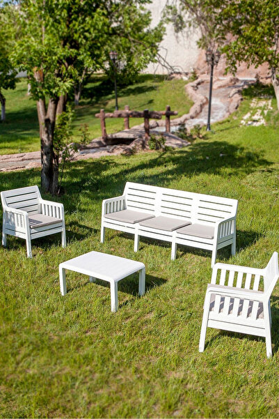 Modalife Silva 3-1-1-s Minderli Bahçe Takımı Balkon, Bahçe, Teras Mobilyası, ...