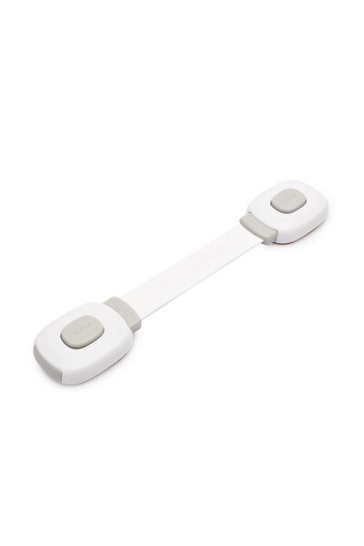 Empria Set of 6 flexible double lock safety locks for doors and drawers, Grey