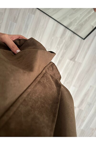 TB Butik Brand Equivalent Suede Zippered Bomber Jacket