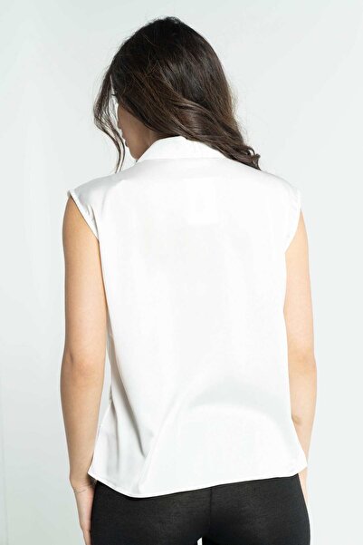 DALYDRESS Solid V-Neck Top