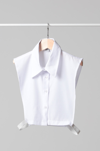 ipekistanbul Gömlek Yaka Boyunluk - Beyaz