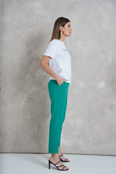 DALYDRESS Solid High-Waisted Pants