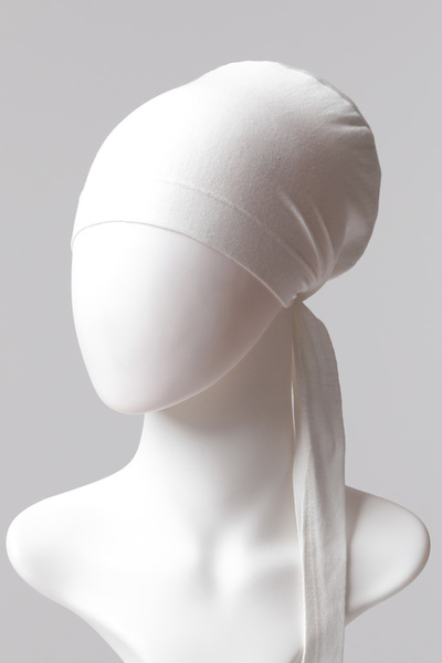 ipekistanbul Sünger Topuzlu Bone - Özel Üretim - Ekru