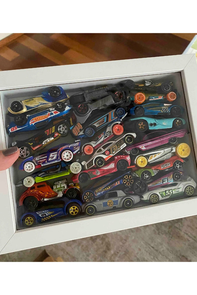 Sevcan sanat atölyesi 20X25X3 Glass Deep Memory Keepsake Frame - Rose Promise Engagement Flower Box