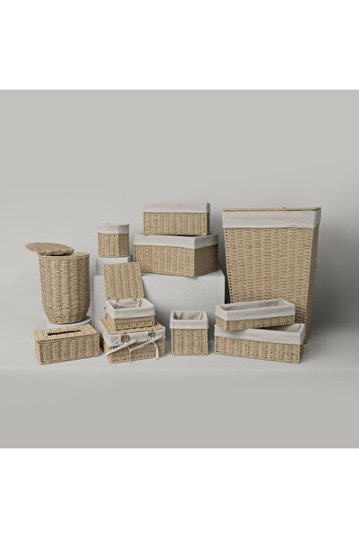 Linens Carry 34x25x18 cm Sepet Naturel