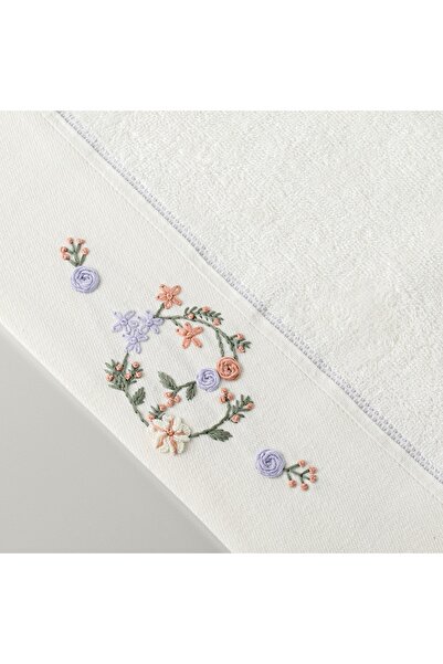 Linens Lılla Bamboo Face Towel 50X85 cm Ecru