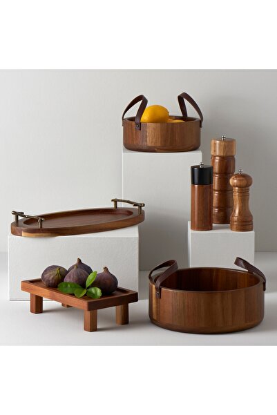 Linens Accacia 25x14x7 cm Ayaklı Tepsi