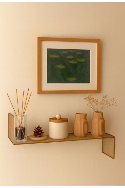 VENON 1 Adet Metal Duvar Rafı Z RAF ESKİTME Dekoratif Raf Duvar Düzenleyici K...