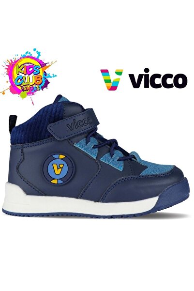 Vicco Hippi Phylon Kauçuk Taban Ortopedik Çocuk Bot LACİVERT