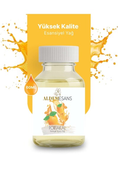 ALDEM Portakal Esansı Mum Sabun Oda Kokusu Workshop Esansı 60 ml