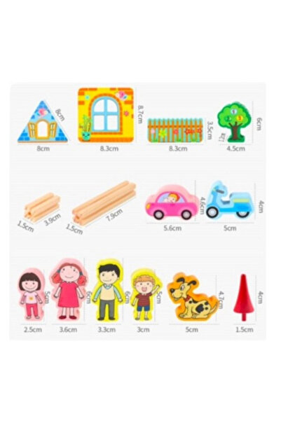 OEM Interactive wooden construction set with 128 pieces for children, Little Architect, 3+