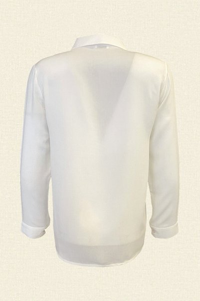 GZ Design Daisy Embroidered White Shirt