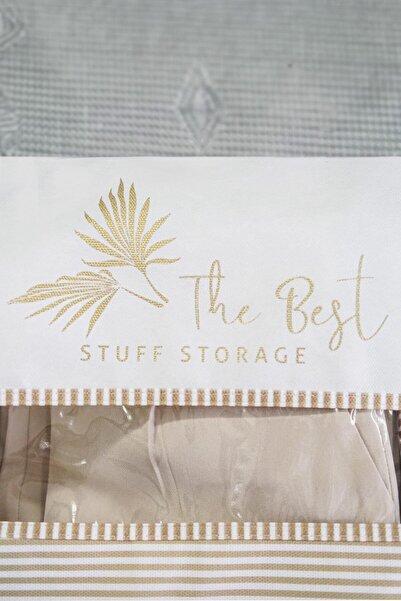 Helen's Home 3 Adet Hangar Büyük Boy Hurç Şeffaf Üst Pencereli Baza Altı Yorgan Yastık Hurcu Katlanır Hurç