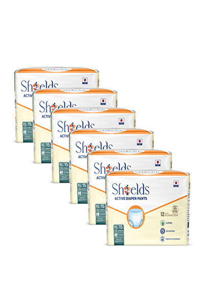 SHIELDS Active Adult Diapers Pull-Up Pants, Super Absorbent Leak Guard, XL - ...