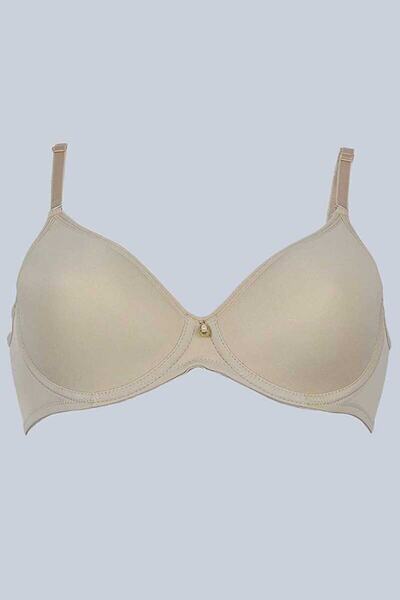 Le Jardin Γυναικείο Σουτιέν Μπεζ Συλληπτικό Fanetta Stone Soft Cup Νέας Σεζόν