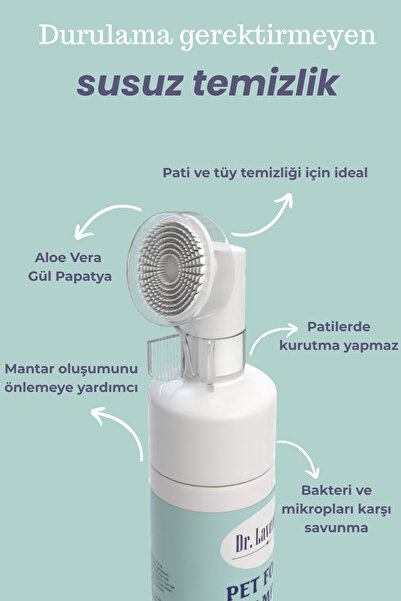 Dr.Lavender Lavanta Yağlı Antiseptik Pet Şampuanı 400 ML & Antiseptik Pati Temizleme Şampuanı 160 ML