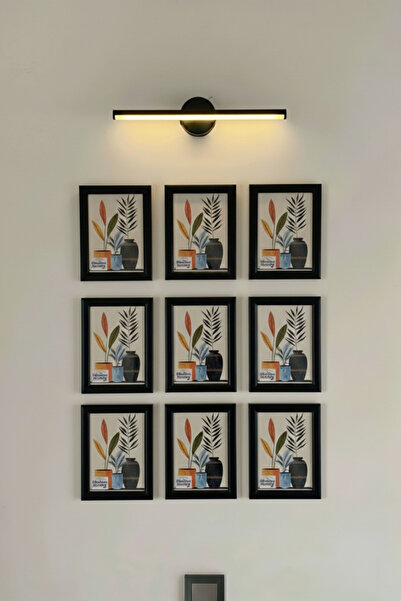 Wooden Factory 9-Piece 15X21 Black Picture Frame – Modern and Stylish Designed Decorative Set