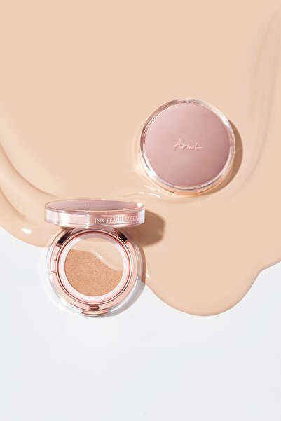 Ariul Ink Feather Cover Lasting Cushion 02 Nudy Natural SPF50+PA++ Korumalı Kalıcı Yapıda Kapatıcı Cushion