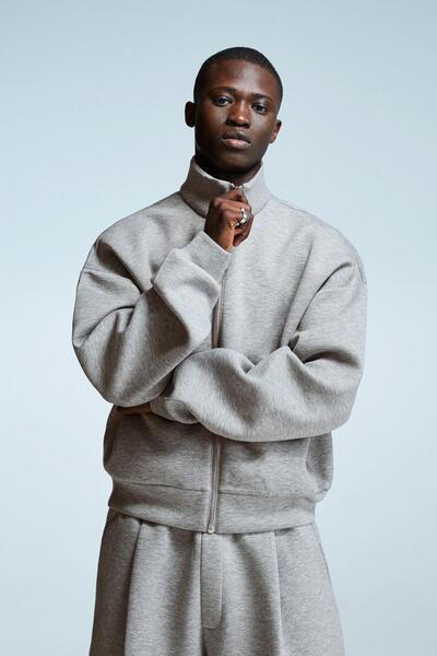 Bershka Zip sweatshirt